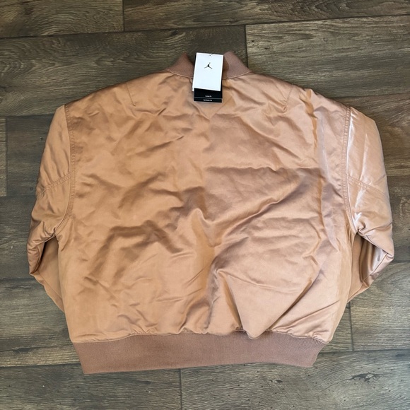 Jordan Bomber Jacket in Tan - Picture 3 of 6
